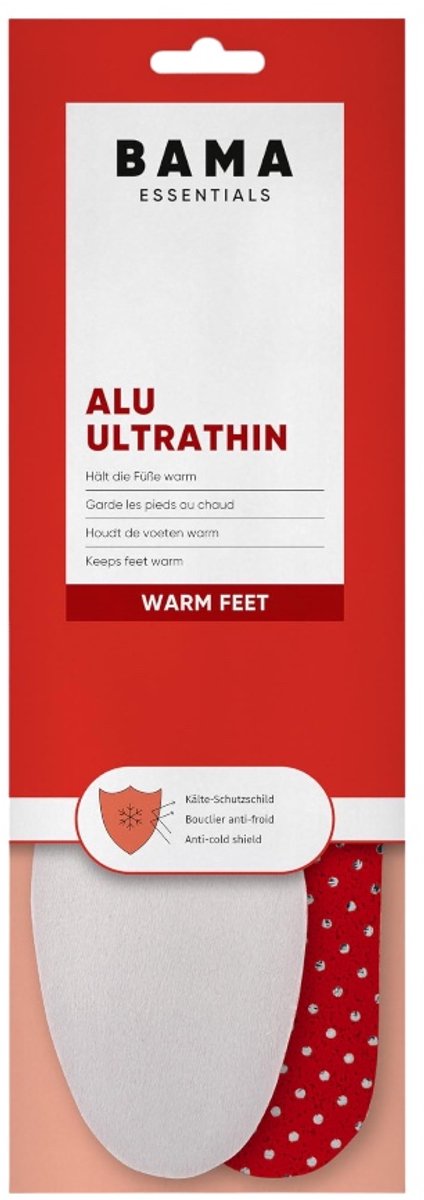 Bama Alu Ultrathin - Extra dunne en warme inlegzool voor een aangenaam warm gevoel - 38/39