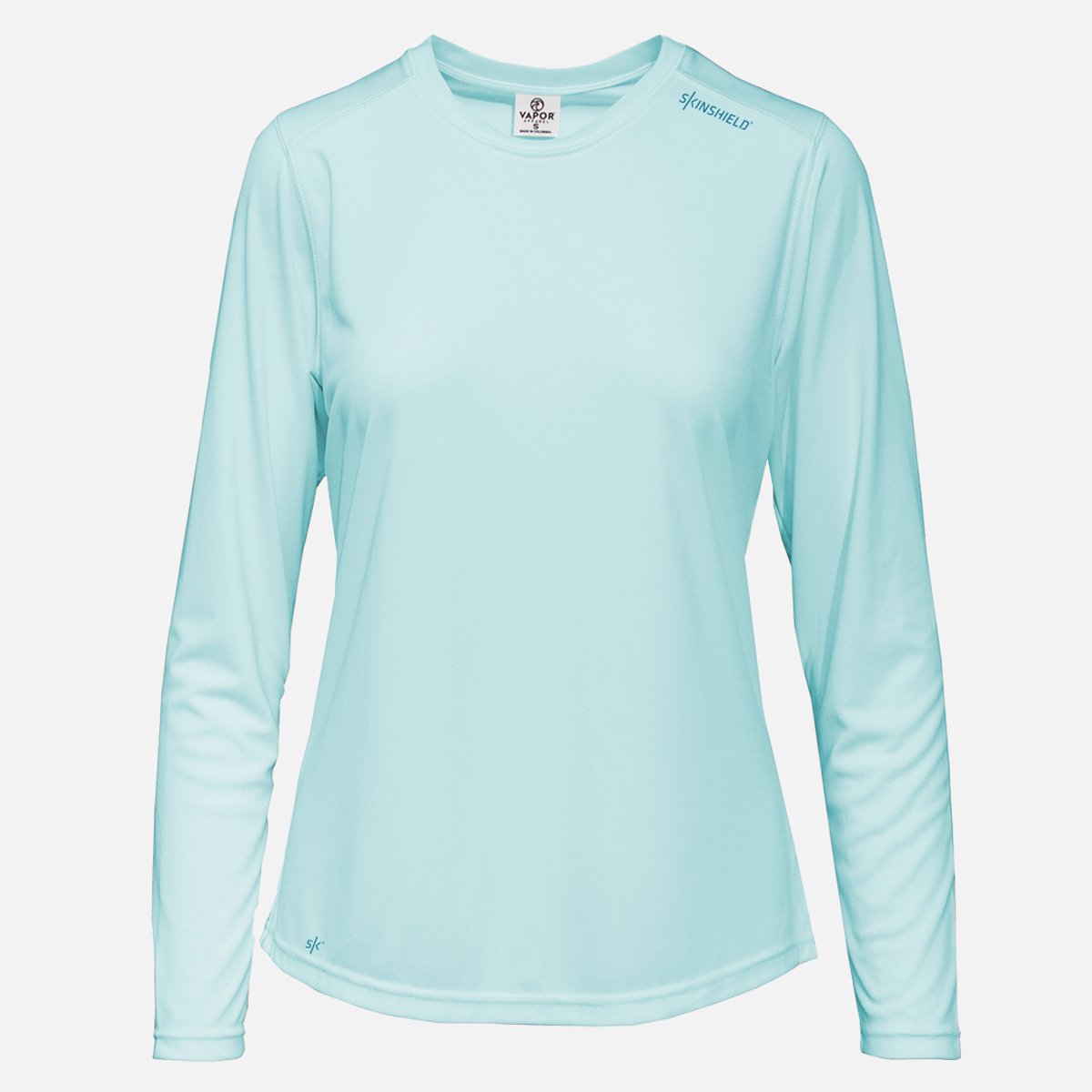 SKINSHIELD UV Shirt Repreve met lange mouwen voor vrouwen FACTOR 50+ Zonbescherming UV werend Blauw