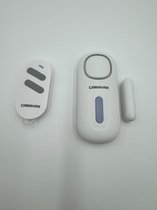 Caravax Draadloos Deur Raam alarm 120 dB Sirene – met afstandsbediening Inbraakbeveiliging Beveiliging Woning Caravan Stacaravan