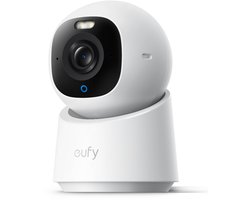 eufy Security Indoor camera E30 – Indoor Cam - 4K UHD – Pan & Tilt – AI Mens- en Huisdierdetectie – Kleurennachtzicht – Compatibel met Apple HomeKit – Tweewegcommunicatie – Lokale Opslag – Geen Abonnementskosten