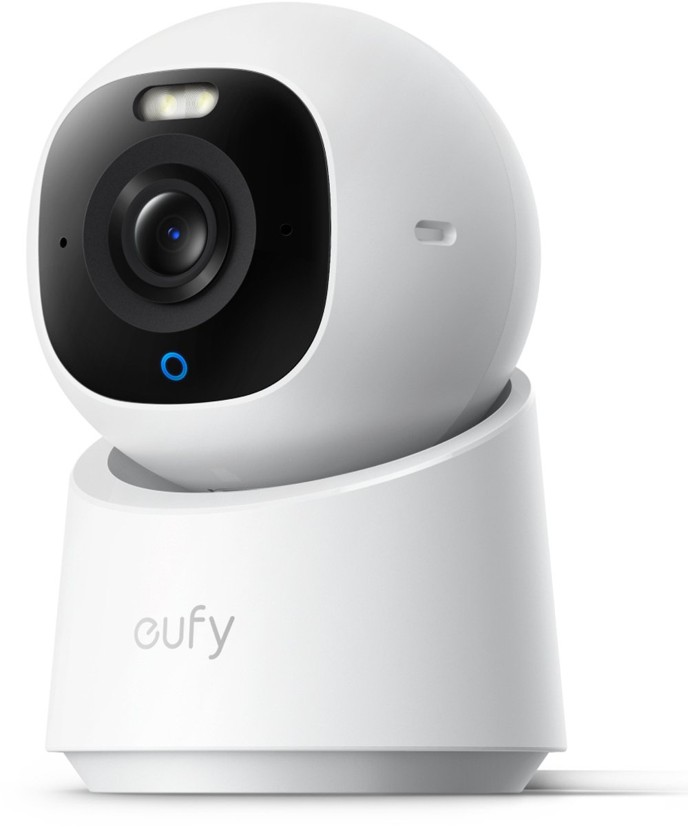 eufy Security Indoor camera E30 – Indoor Cam - Huisdiercamera met app - Petcam; 4K UHD – Pan & Tilt – AI Mens- en Huisdierdetectie – Kleurennachtzicht – Compatibel met Apple HomeKit – Tweewegcommunicatie – Lokale Opslag – Geen Abonnementskosten