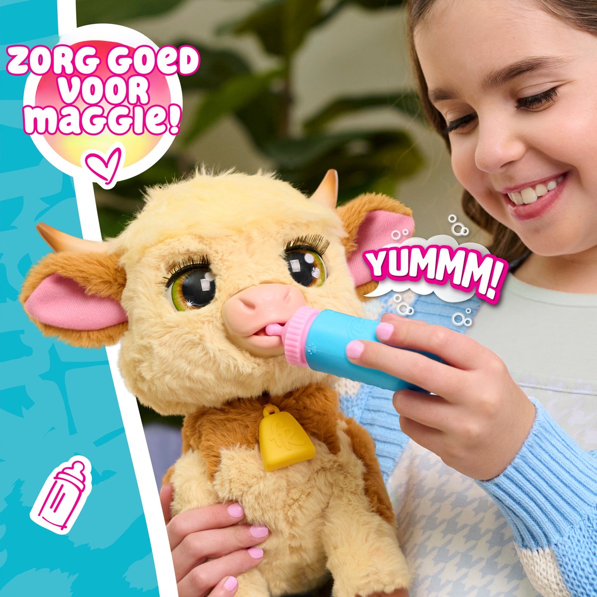 FurReal Maggie de Koe - Interactieve pluchen Knuffel — afbeelding 5