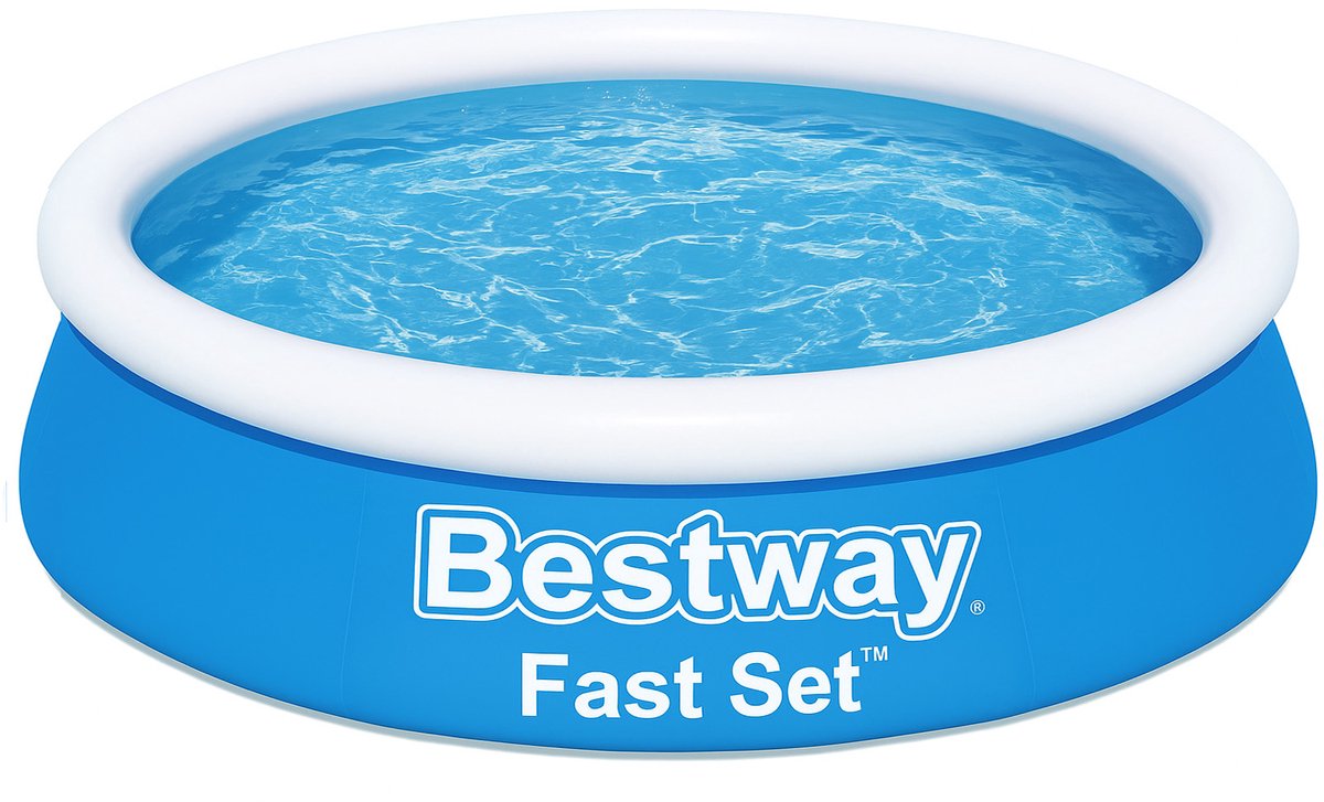 Bestway Kinderzwembad - Ø 183 cm - Model 57392 - Opblaasbare Rand
