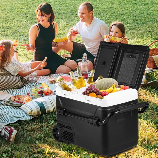 Elektrische Koelbox - 50 Liter - Compressor Koelbox - DC 12V/24V, AC 100~240V voor Auto en Camping - Elektrische Frigobox - Coolbox - Temperatuurregeling via APP of LCD-touchscreen van Merkloos — afbeelding 4