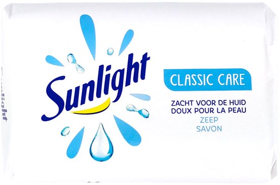 Sunlight zeep | Zeeptablet | Classic care | pH-Huidneutraal | 125gr. | Alle huidtypes |
