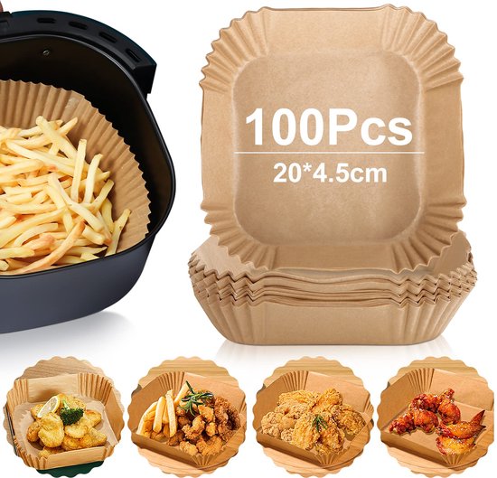 Adler AD 6732 - Airfryer Bakpapier - Rond - Antiaanbak - 20 cm - 100