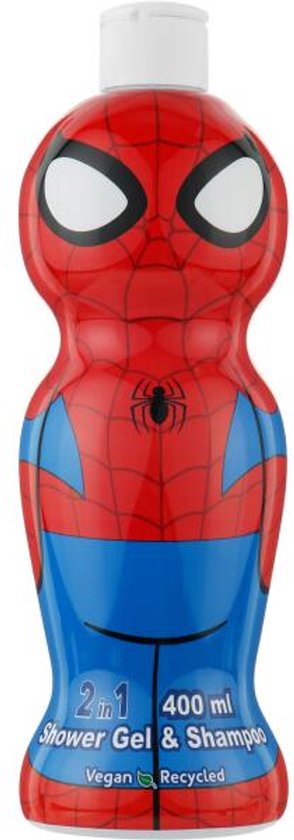 Gel et Shampooing 2 en 1 Air-Val Spiderman (400 ml)