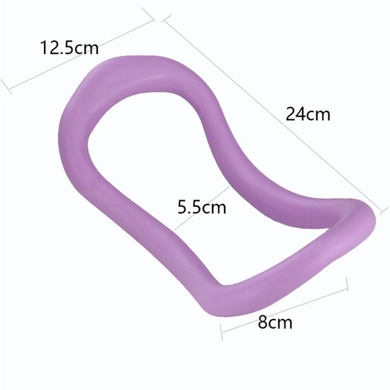 Fascia Stretch Ring - 3 Stuks Yoga Ring Pilates Ring - Stretch Ring - Fitness Circle Training Tools (Roze, Blauw, Paars) — afbeelding 5