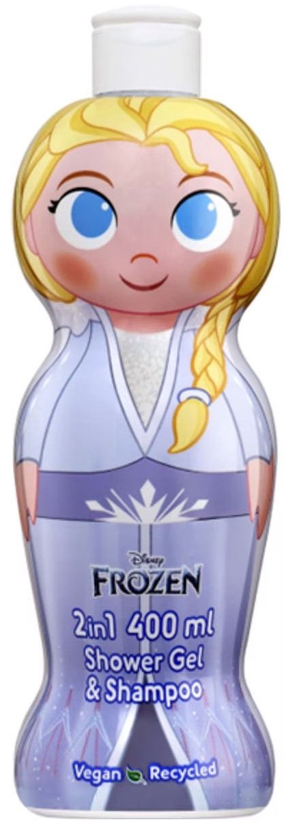 2-in-1 Gel en Shampoo Frozen Elsa Kinderen (400 ml)