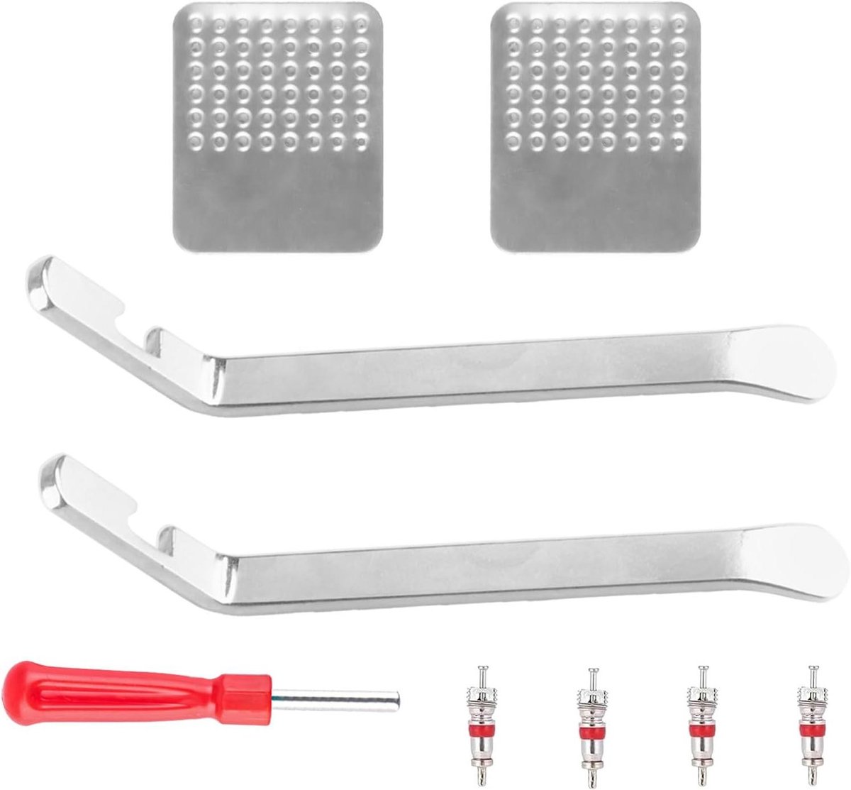 Allecto Plus - Fietsband reparatieset met 9-delig assortiment voor fietsen en motorfietsen
