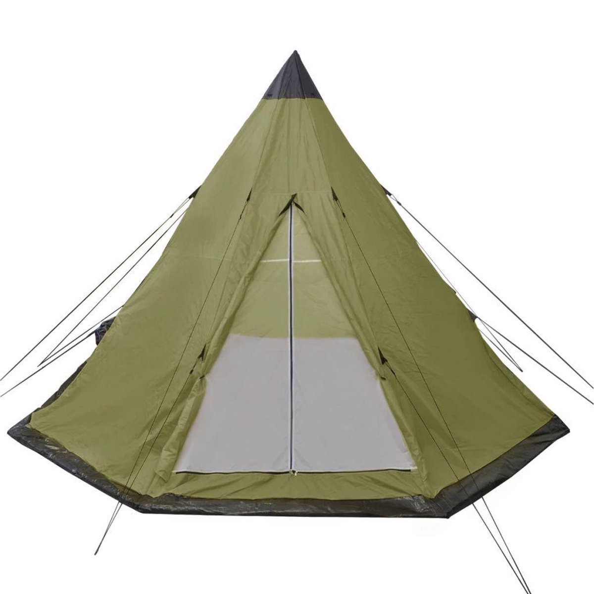 vidaXL Tent 4-persoons groen