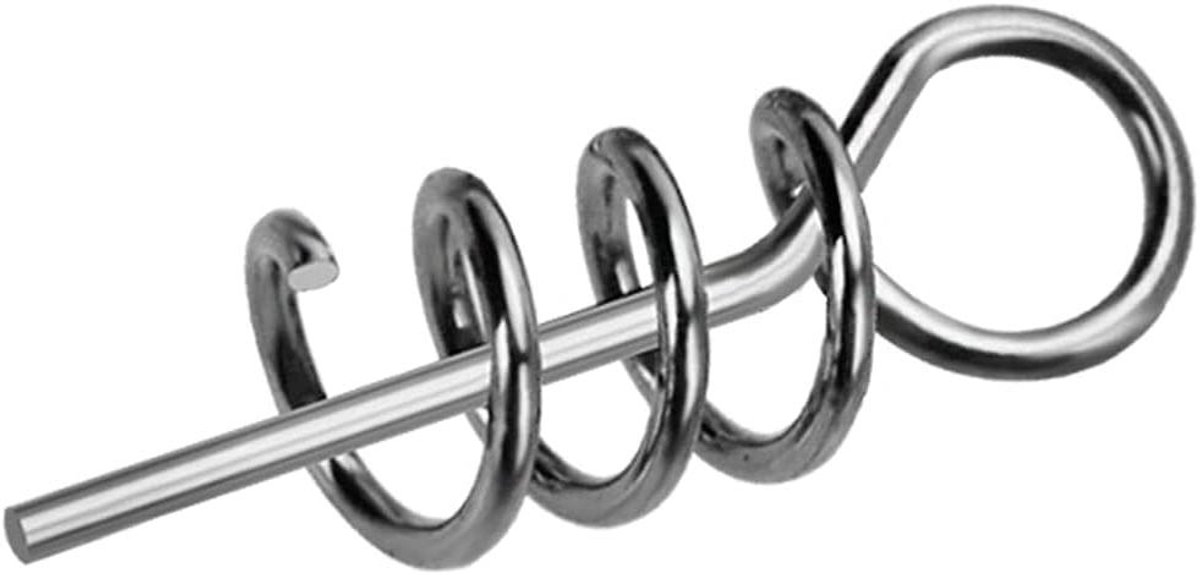Allecto Plus - Zachte Lokken Aas Lente Twist Lock - 200 stuks - Vissen - Outdoor - Crank Haak - Centreren Pin - Worm Aas