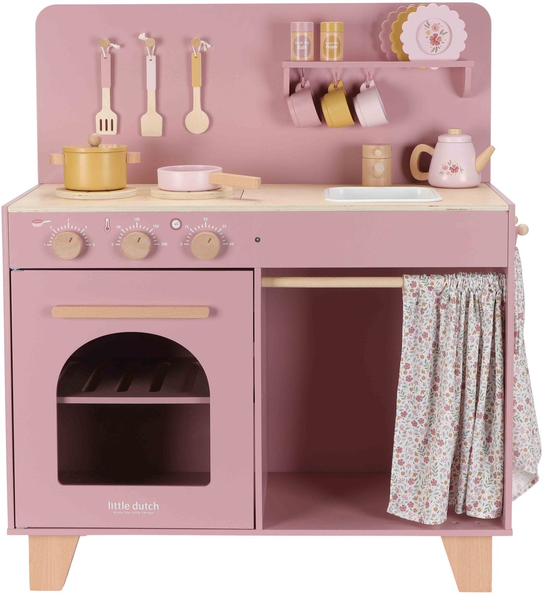 Little Dutch Speelkeuken - Hout - Pink — afbeelding 19