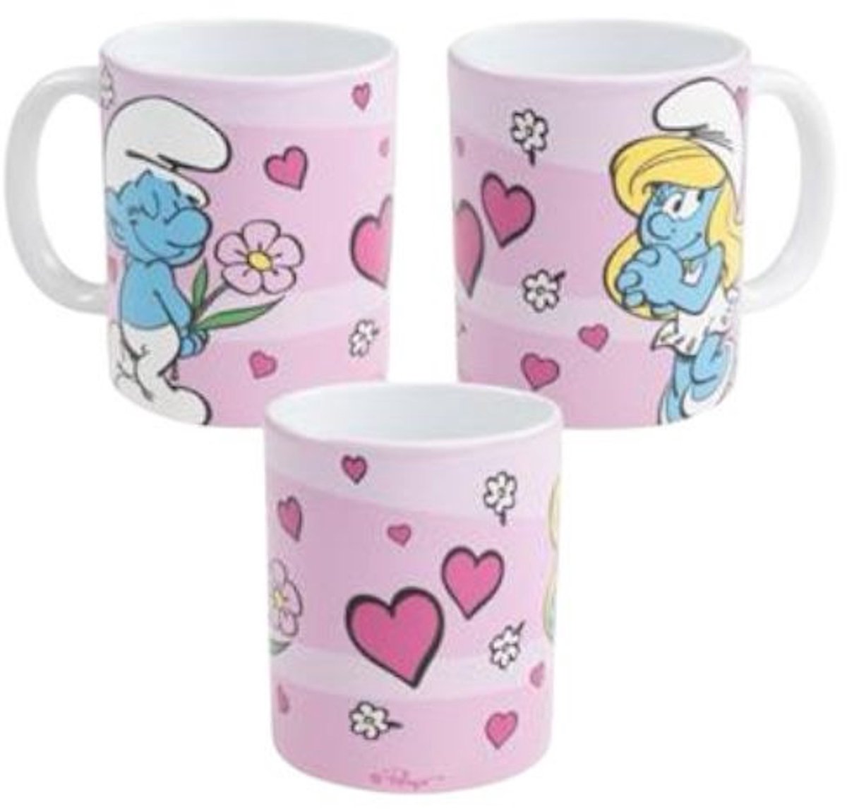 Smurfen mok - De smurfen - Smurf is verliefd - 320 ML - 1 mok
