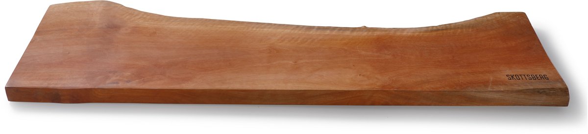 Skottsberg - Wood Works - Serveerplank - Ingefreesde handgrepen - 80 x 25 x 3 cm - Hout - Borrelplank