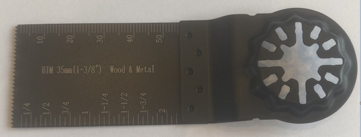5 Stuks - Starlock - Multitool Zaagbladen - 45x55mm - BIM - Hout en Metaal - Multitool Blades - Wood and Metal - Geschikt voor oa Makita Bosch Fein