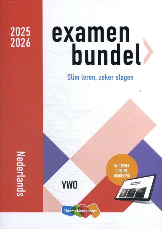 Examenbundel Nederlands vwo 2025/2026 - cover