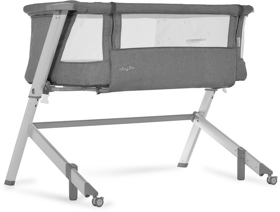 Mooiys Dream On Me Co-Sleeper - Wieg - Verstelbaar frame - Geschikt vanaf de geboorte tot 6 maanden - Grijs