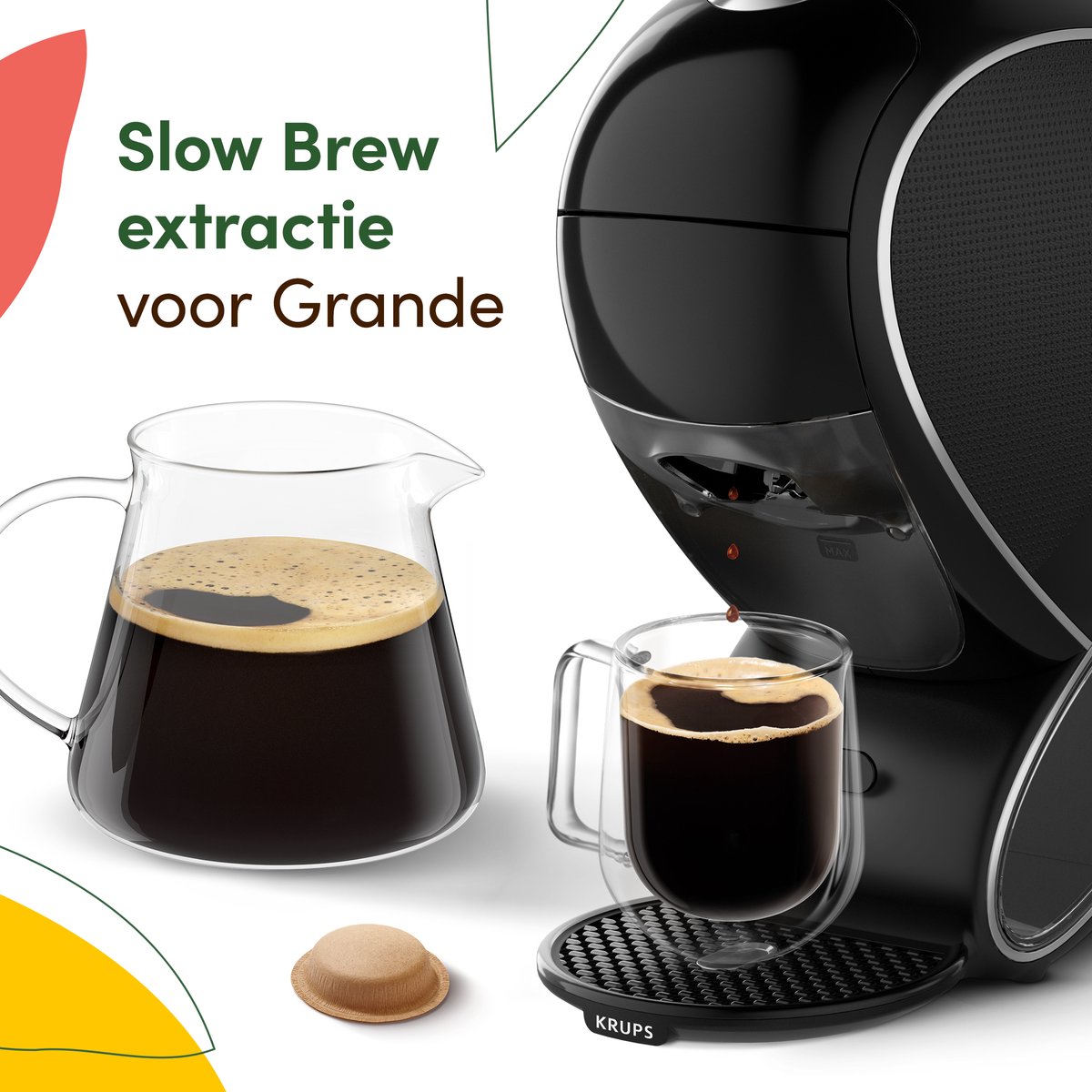 Krups NESCAFÉ Dolce Gusto NEO YY5678 - Latte Koffiemachine - Zwart - Speciaal ontworpen voor liefhebbers van zwarte koffie en melkspecialiteiten thumbnail 3