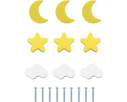 Omslag van 9 Stuks Handgrepen Voor Deurtjes - Zachte Deurgreep - Rubber - Kinderbescherming - Kastgrepen - Handgreep Badkamer - Handvaten Kast - Handgreep Kast - Handgreep Keukenkastjes - Geschikt Voor Nachtkastjes, Kledingkasten, Kasten, Kasten