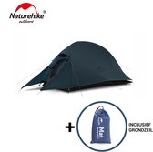 Cloud Up 1 Upgraded - Naturehike® - 1 persoons tent - Lichtgewicht tent - Incl. grondzeil - 20D 4000mm - Outdoor - Waterdicht - Hiking & Wandelen