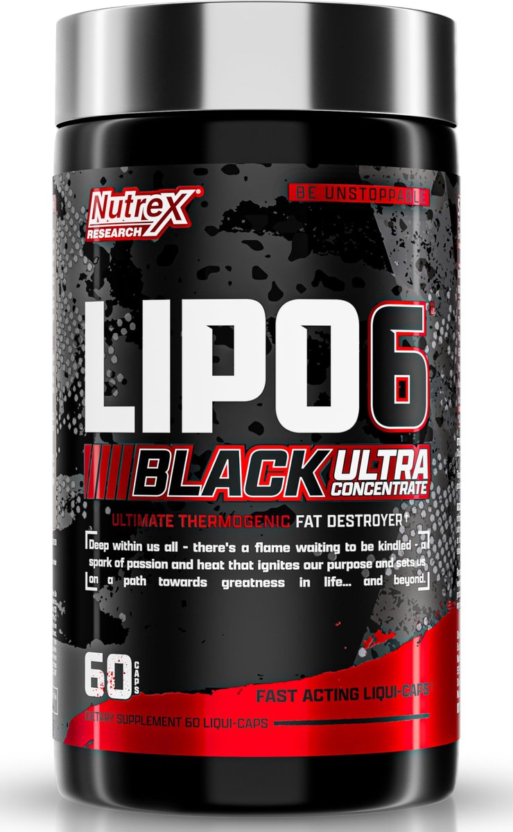 Goedkoopste Nutrex Lipo 6 Black Ultra Concentrate 60 Caps