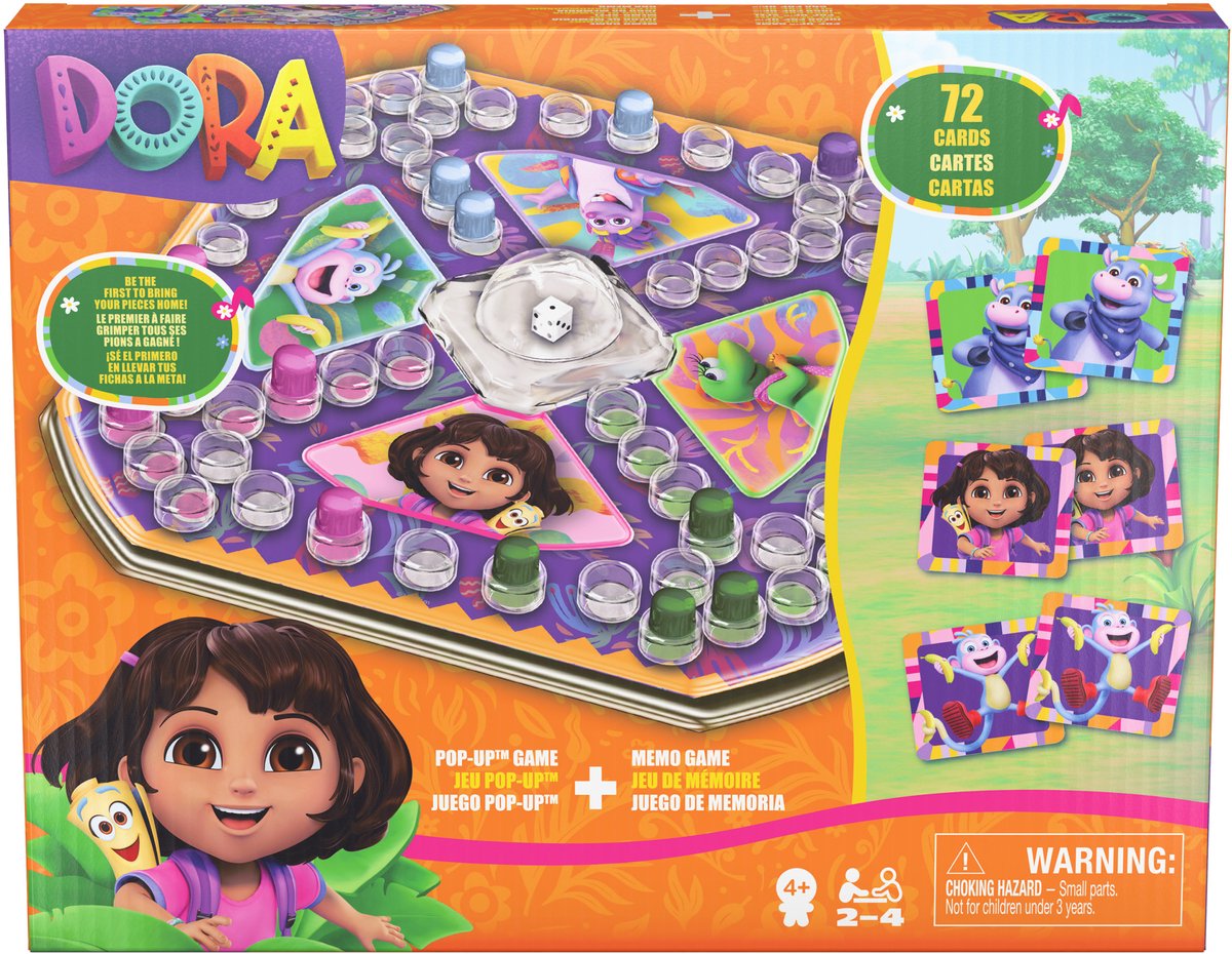 Dora the Explorer-geheugenspel, klassiek memokaartspel, Dora the Explorer-speelgoed, educatief speelgoed, 1-4 spelers