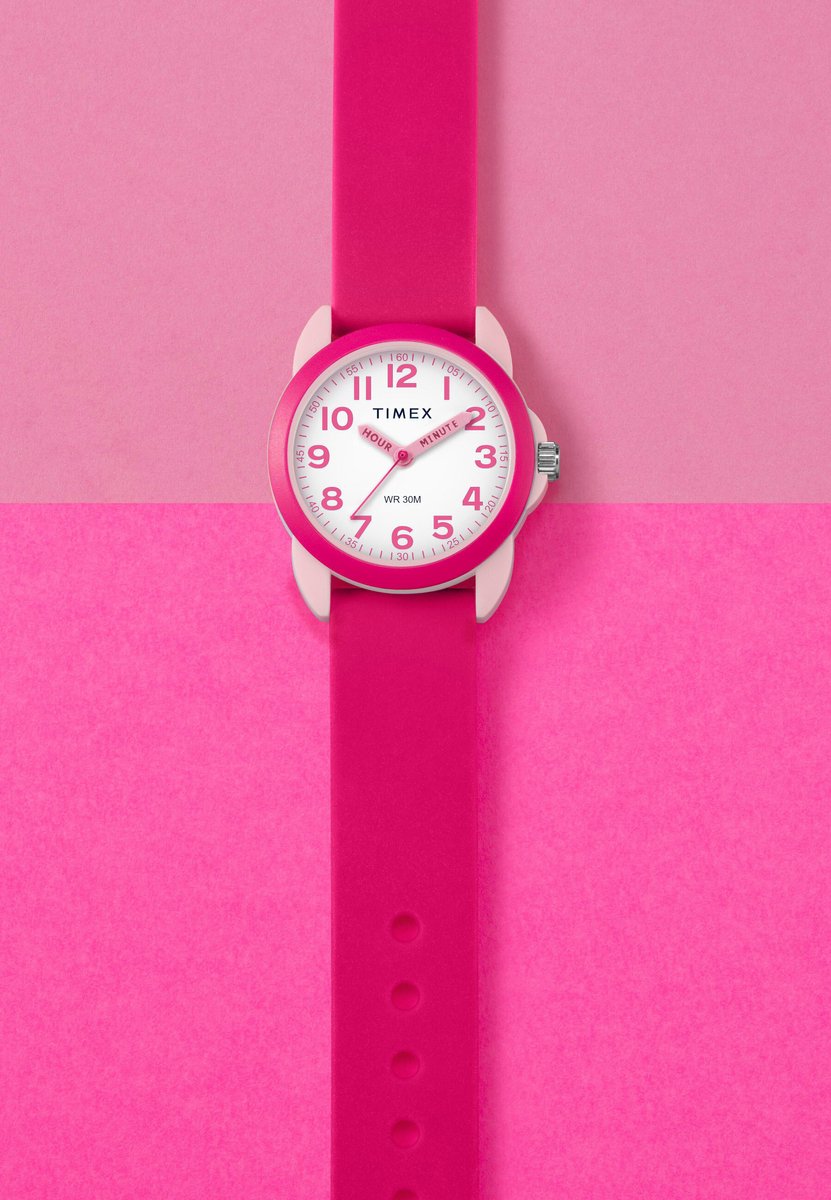 Timex Timex Kids Qa Quartz Analoog Horloge Fuchsia Case: 100% Siliconen | Armband: 100% Siliconen 30 TW2W92000VV, TW2W92200VV