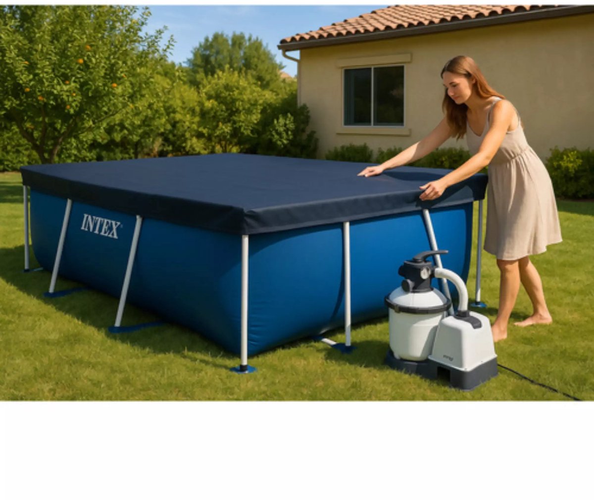 Intex Zwembad Afdekzeil - Rechthoekig 300 x 200 cm — afbeelding 14