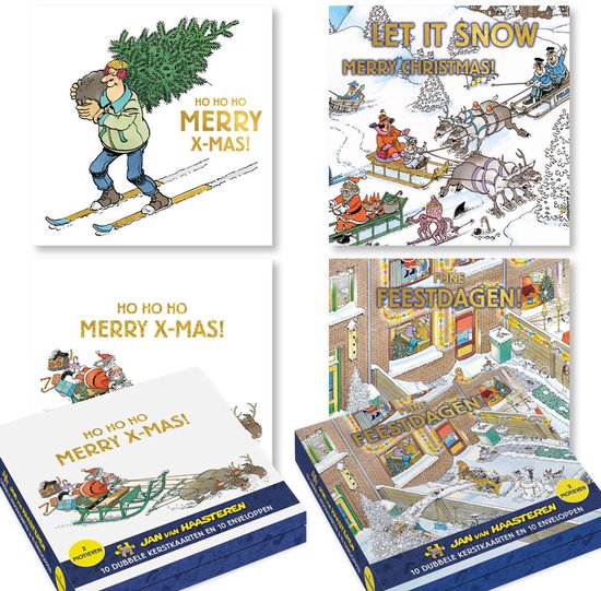 Jan van Haasteren kerstkaarten set 3