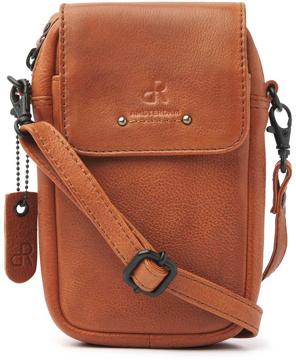 dR Amsterdam Schoudertas | Schoudertas dames | Crossbody tas dames | Handtassen dames | Leren schoudertas | 933728