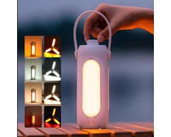 Meedeer Camping Lamp-4 modi(wit licht/warm wit/schemering/SOS)- inklapbare hangende campinglamp-met instelbare helderheid-oplaadbare waterdichte lantaarn-Kampeerlamp-Camping accessoires-Kamperen en outdoor