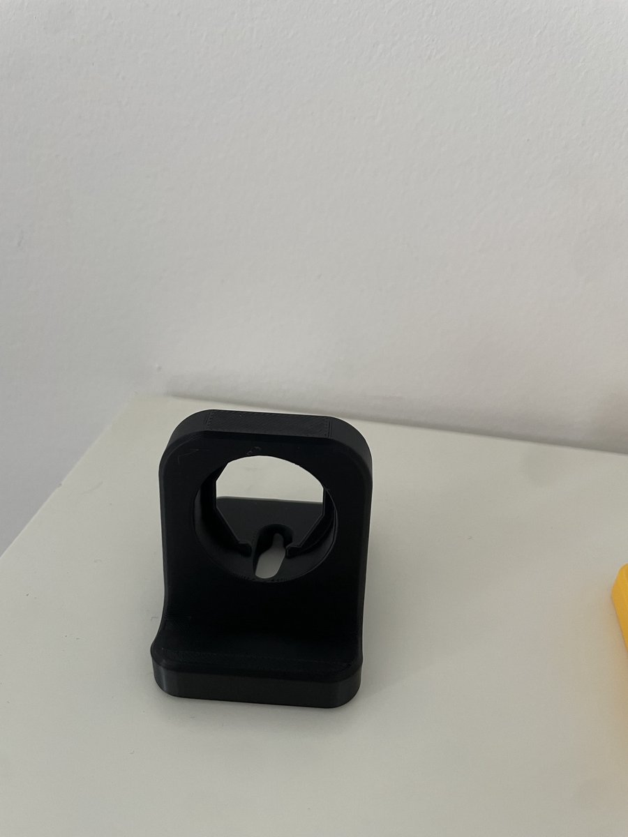 Apple Watch Houder / Dock / Stand – Geschikt voor Magnetische Oplader – Zwart