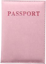 Knaak Leren Paspoorthouder - Paspoort Hoesje - Cover - Roze - Paspoort - Reizen