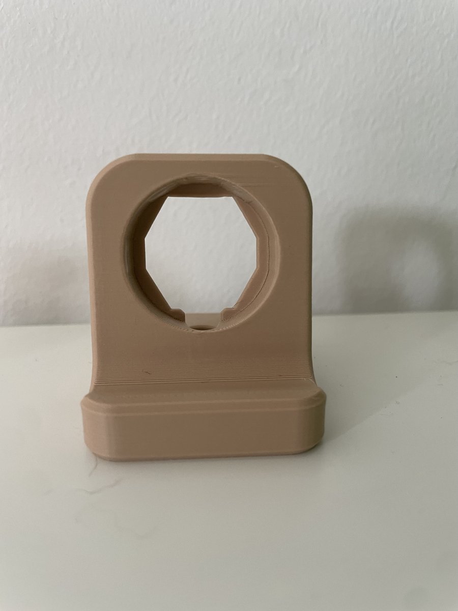 Apple Watch Houder / Dock / Stand – Geschikt voor Magnetische Oplader – Bruin