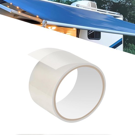 Birllaid 39FT RV Luifel Reparatie Tape voor Tarp, Tent, Boot Cover, Zeil Reparatie Tape Waterdicht, Heavy Duty