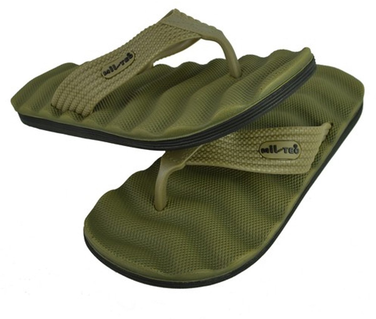 Teenslippers legergroen leger Army Mil-Tec maat 39
