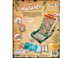 Oh No Volcano - Nederlandstalig gezelschapsspel - Voor het hele gezin - 2-4 Spelers - Spanning & Avontuur