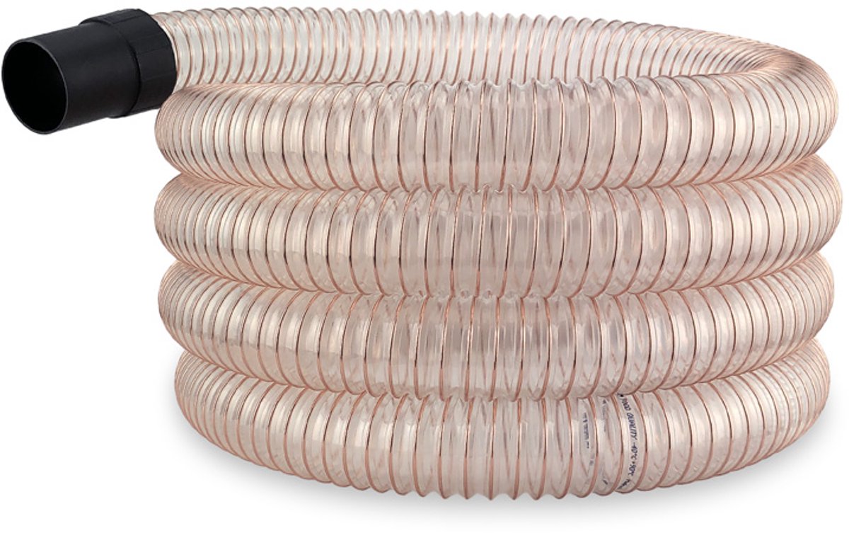 Superflex 50mm afzuigslang met zuigmond - lengte 5 meter