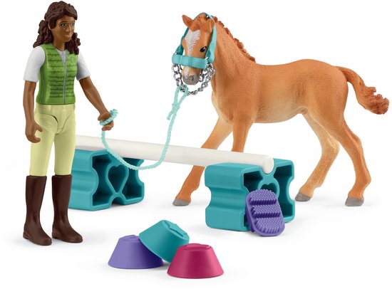 schleich HORSE CLUB - Trainingsset voor veulens - 42756