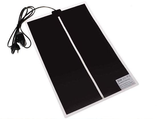 warmtemat - Verwarmingsmat - 110 tot 120V 20W - Verwarmingsmat voor reptielen - Waterdichte thermostaat voor onder het aquarium - Multifunctioneel verwarmingsmat voor reptielen - Met temperatuurregelaar - Voor schildpadden, hagedissen en kikkers