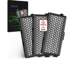 DEGG® – HEPA Koolstoffilter Geschikt voor Miele – Vervangt SF-HA 50 / Active AirClean 50 – Voor Complete C3, C2, S8, S6, S5, S4 – 3 STUK(S)