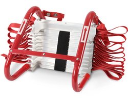 Vluchtladder, 4,5meter aluminium, reddingsladder - brandladder - brandvluchtladder - EN1147 goedgekeurd - Tot 450kg
