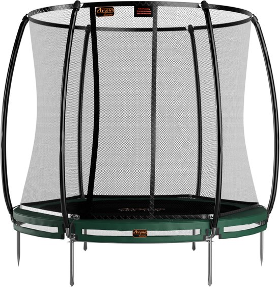 Avyna InGround Trampoline Ø305 cm – Inclusief Veiligheidsnet – Groen – Premium kwaliteit – Middenmaat