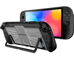 YONO Grip Case geschikt voor Nintendo Switch 2 - Ergonomische Cover met Standaard - Zwart