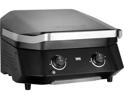 Cozze® E-500 Elektrische Grill - 2 Grillzones - 230V / 2200W - Elektrische BBQ voor Balkon, Terras & Buiten Koken