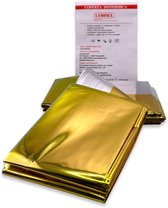 6 Pcs Couverture De Survie, Couvertures De Survie Or-Argent Thermique 6 Pcs Couverture De Survie, Couvertures De Survie Or-Argent Thermique