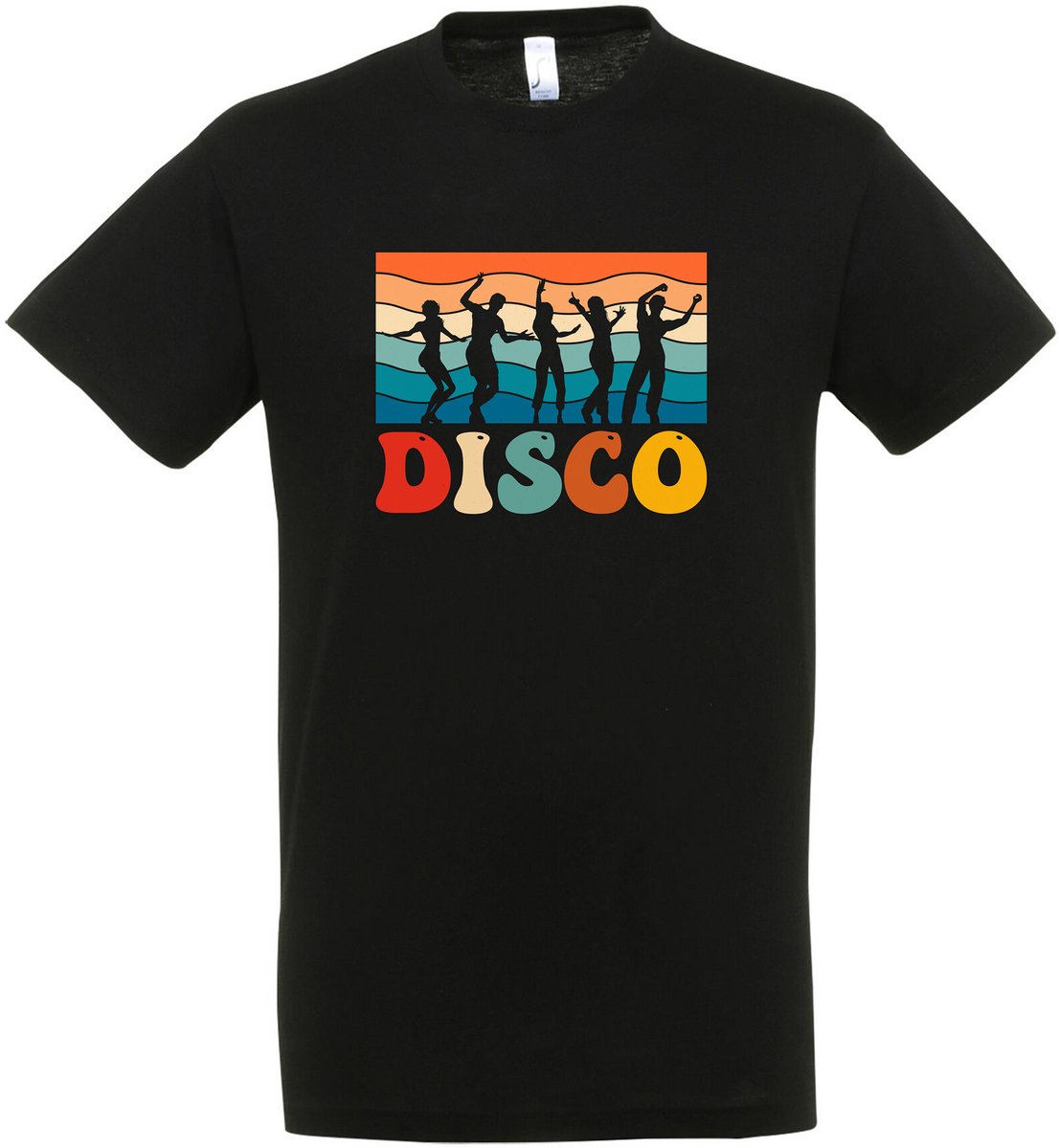 Disco Dancing T-shirt– Disco – Zwart – Jaren 70/80/90 – Disco T-shirt Unisex – Disco T-shirt Heren – Feest cadeau – Verkleed T-shirt - Party – Grappige shirt - Foute Party – Maat XL