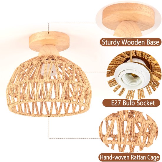 MONZANA® Plafondlamp Sterrenhemel Woonkamer Slaapkamer E27 Grijs Rond