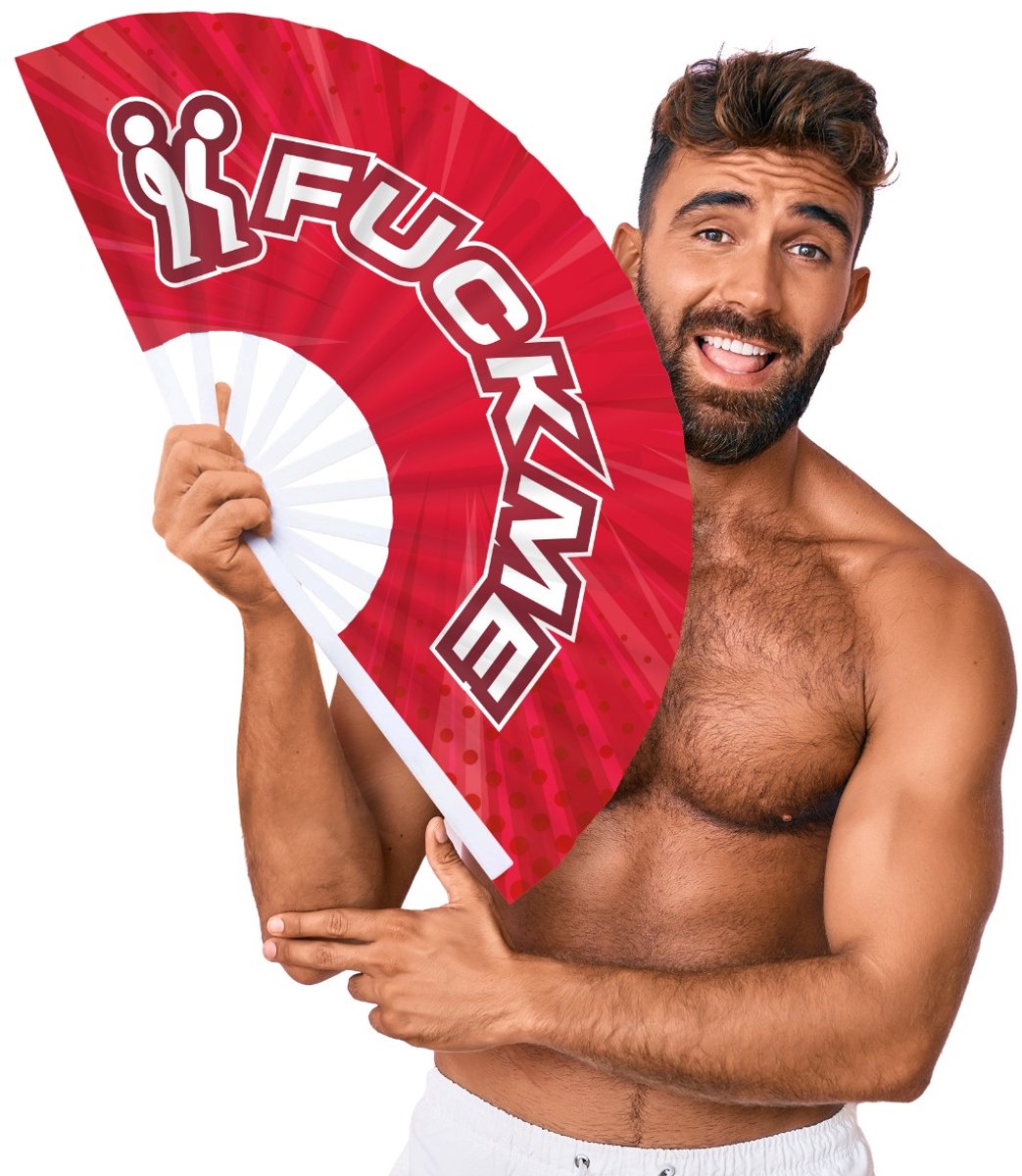 fuck me - ventilator - 64 cm - rood